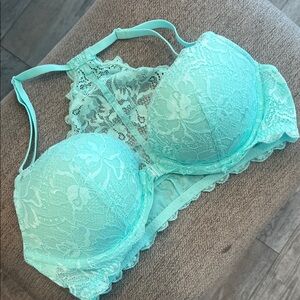Victoria's Secret Aqua Lace Bralette